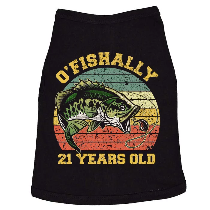 OFishally 21 Years Old Fishing Birthday Theme Party 21st Doggie Tank