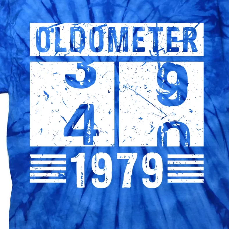 Oldometer 39/40 1979 40th Birthday Funny Gift Tie-Dye T-Shirt