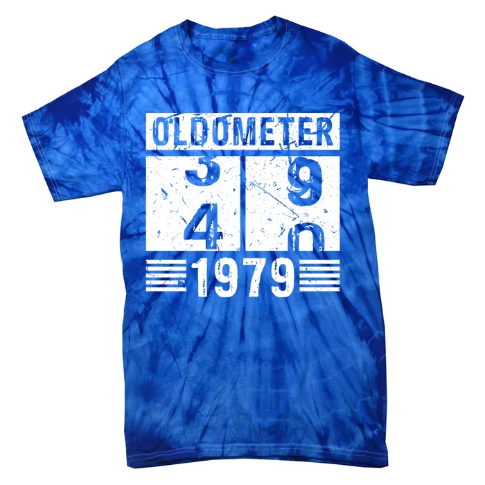 Oldometer 39/40 1979 40th Birthday Funny Gift Tie-Dye T-Shirt