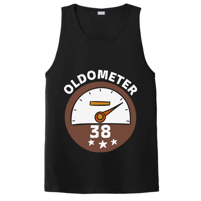 Oldometer 38 Cute Gift Performance Tank