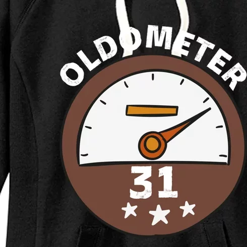 Oldometer 31 Funny Gift Women's Fleece Hoodie