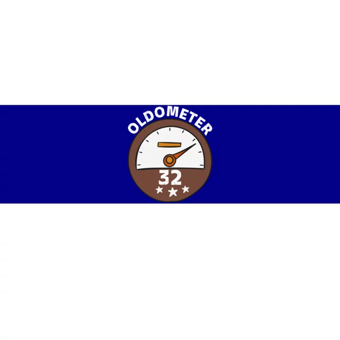 Oldometer 32 Gift Bumper Sticker