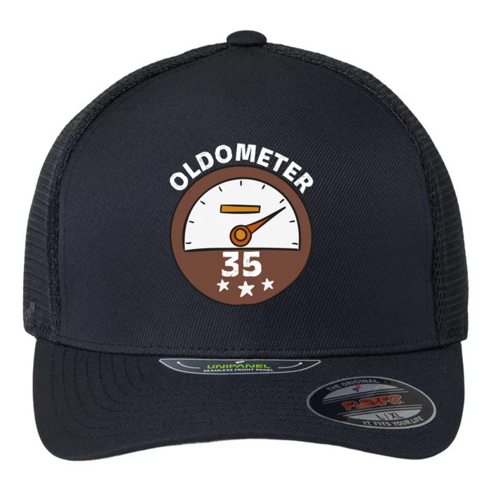 Oldometer 35 Gift Flexfit Unipanel Trucker Cap