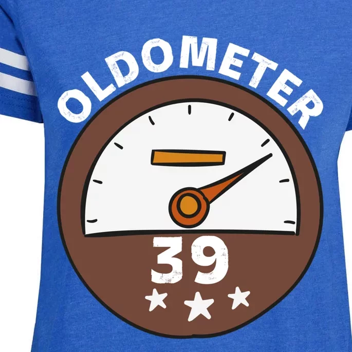 Oldometer 39 Gift Enza Ladies Jersey Football T-Shirt