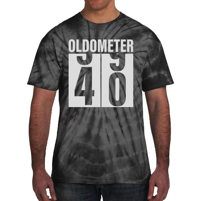 Oldometer 39 To 40 Design Tie-Dye T-Shirt