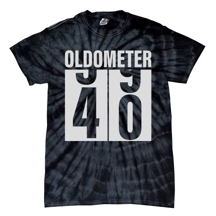 Oldometer 39 To 40 Design Tie-Dye T-Shirt