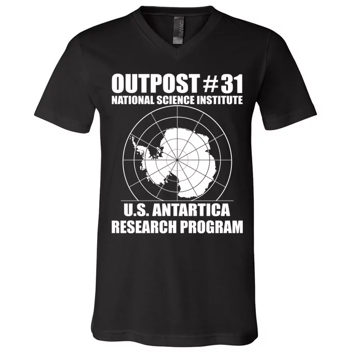 Outpost 31 US Antarctica Research Program V-Neck T-Shirt