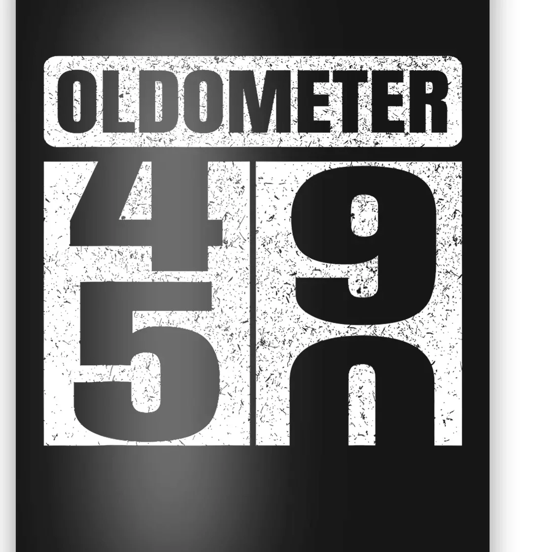 Oldometer 4950s 50th Birthday Tees Funny Gifts Idea Poster