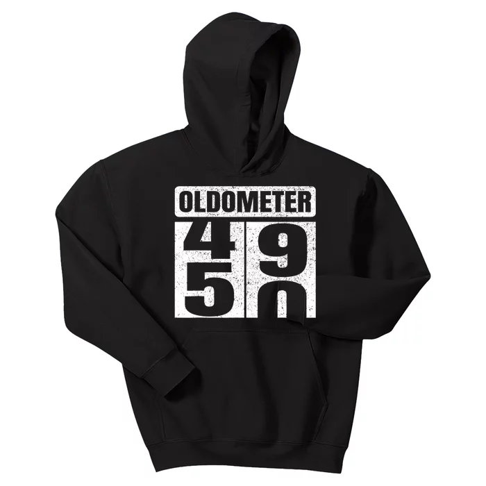 Oldometer 4950s 50th Birthday Tees Funny Gifts Idea Kids Hoodie