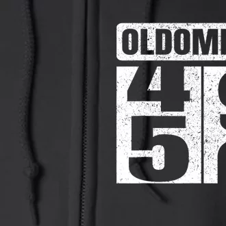 Oldometer 4950s 50th Birthday Tees Funny Gifts Idea Full Zip Hoodie