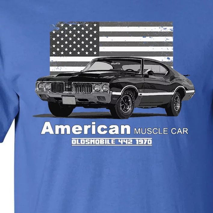 Oldsmobile 442 American Muscle Car 60s 70s Old Is Gold Tall T-Shirt