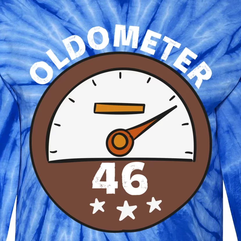 Oldometer 46 Gift Tie-Dye Long Sleeve Shirt