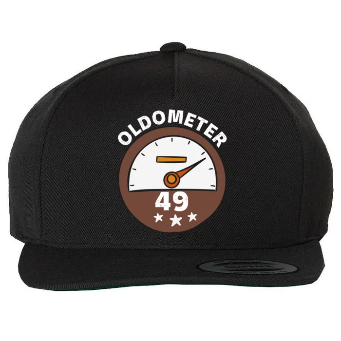 Oldometer 49 Gift Wool Snapback Cap