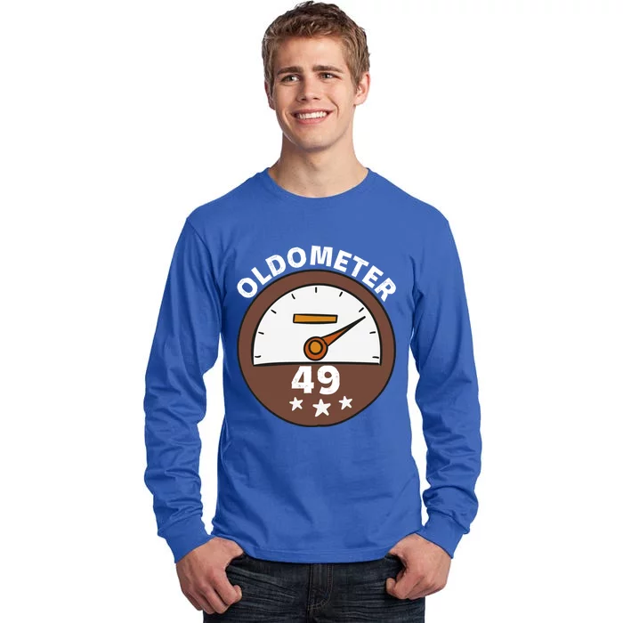 Oldometer 49 Gift Tall Long Sleeve T-Shirt