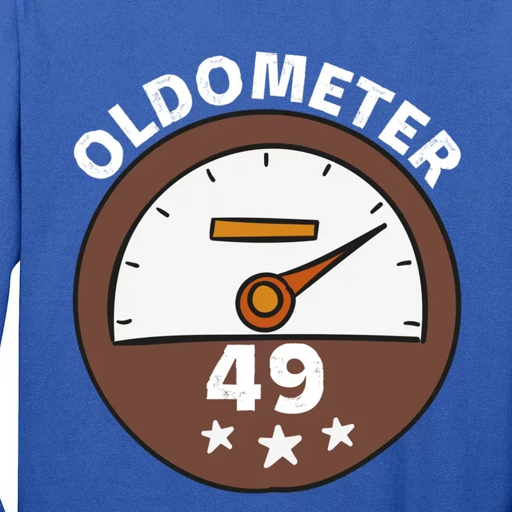 Oldometer 49 Gift Tall Long Sleeve T-Shirt