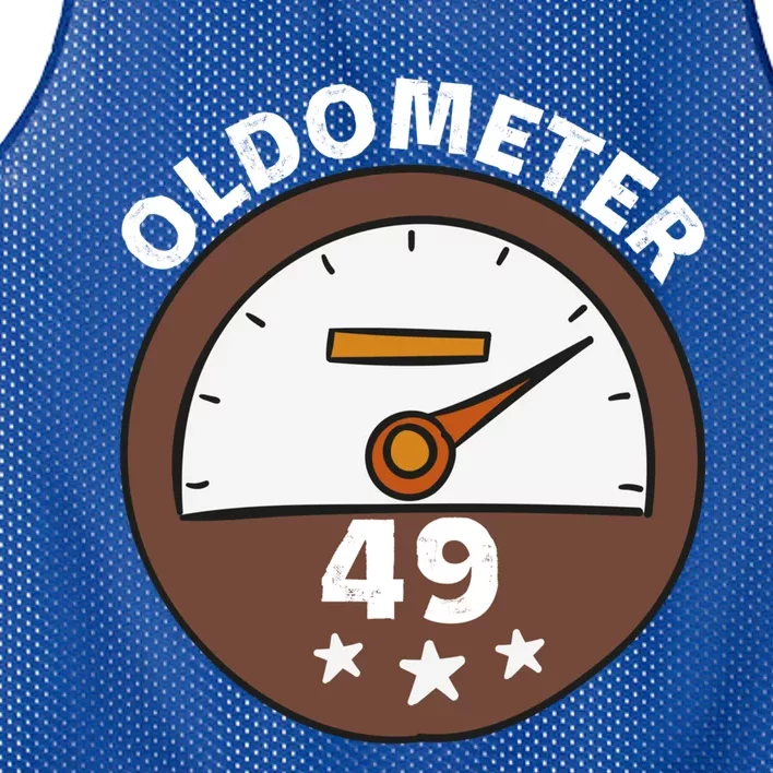 Oldometer 49 Gift Mesh Reversible Basketball Jersey Tank