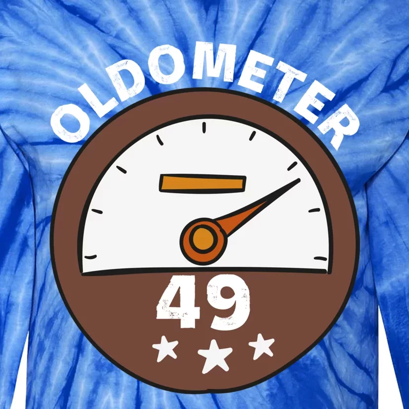 Oldometer 49 Gift Tie-Dye Long Sleeve Shirt