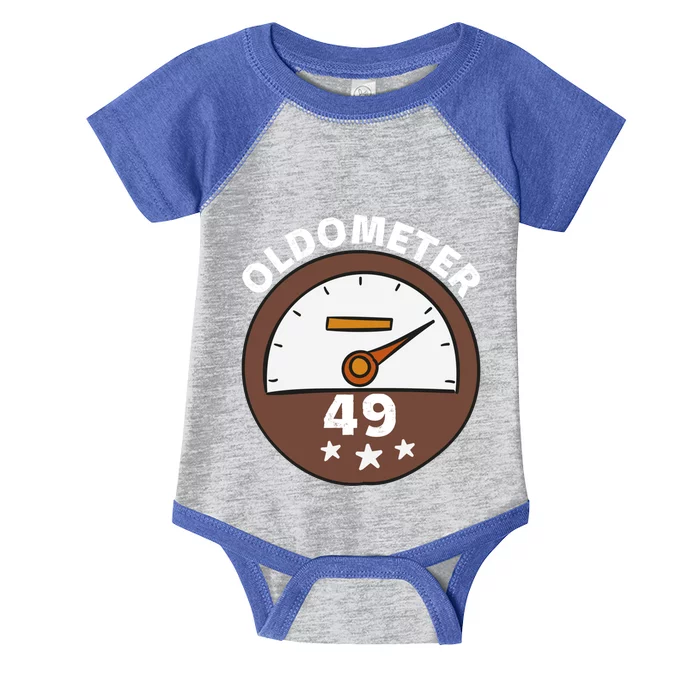 Oldometer 49 Gift Infant Baby Jersey Bodysuit