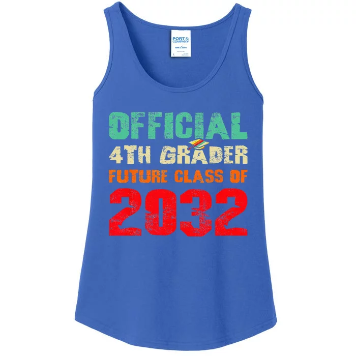 Official 4th Grader Future Class Of 2032 First Day 4th Grade Ladies Essential Tank