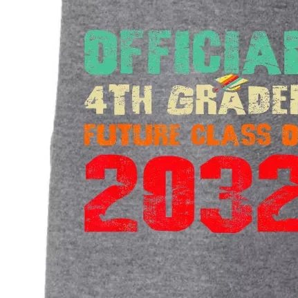 Official 4th Grader Future Class Of 2032 First Day 4th Grade Doggie 3-End Fleece Hoodie