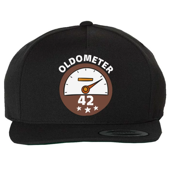 Oldometer 42 Gift Wool Snapback Cap