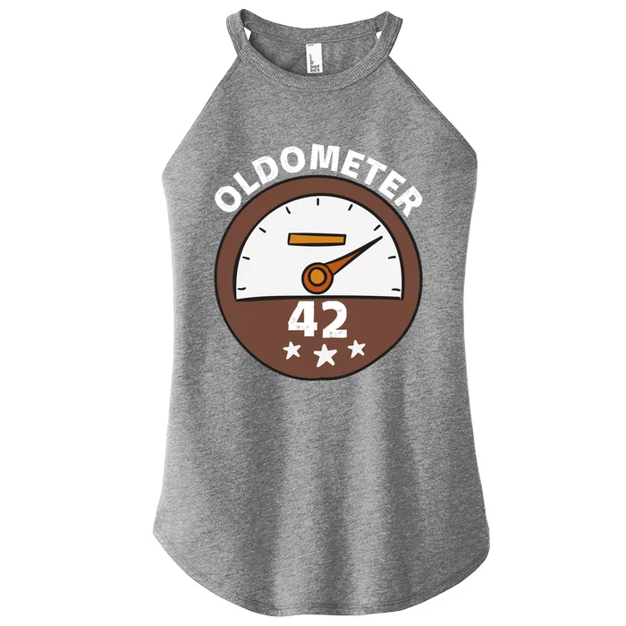 Oldometer 42 Gift Women’s Perfect Tri Rocker Tank