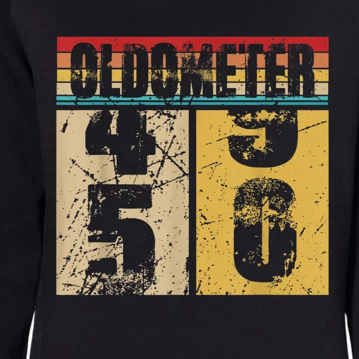 Oldometer 49-50 Shirt Funny 50th Turning 50 Birthday Gift Womens California Wash Sweatshirt