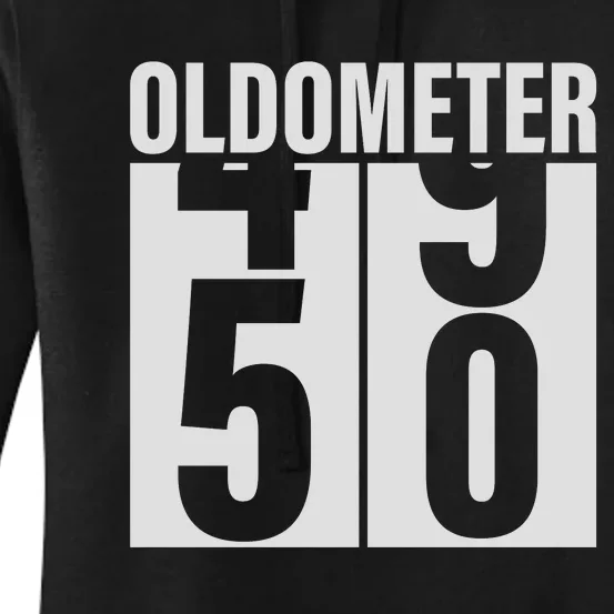 Oldometer 49 To 50 Fun Women's Pullover Hoodie