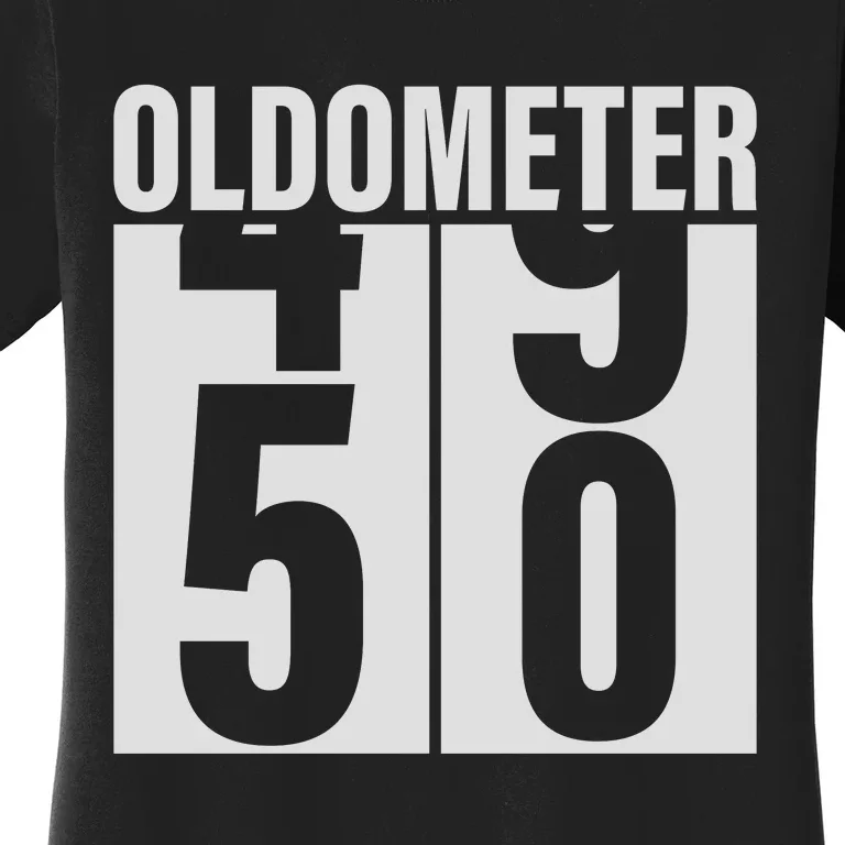 Oldometer 49 To 50 Fun Women's T-Shirt