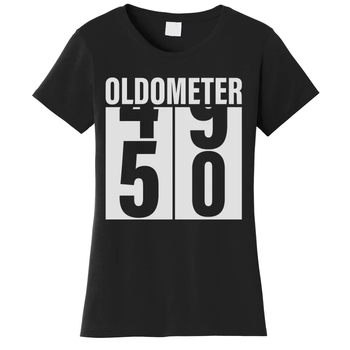 Oldometer 49 To 50 Fun Women's T-Shirt