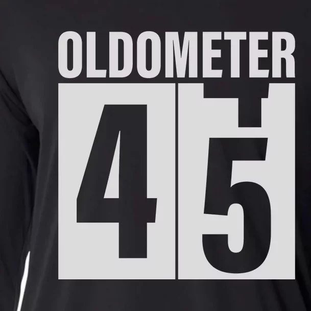 Oldometer 45 Years Fun Cooling Performance Long Sleeve Crew