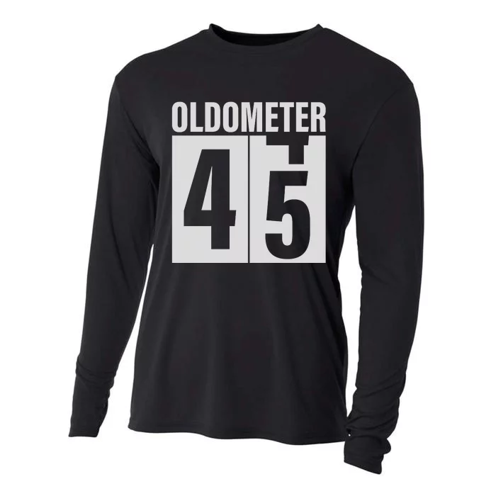 Oldometer 45 Years Fun Cooling Performance Long Sleeve Crew