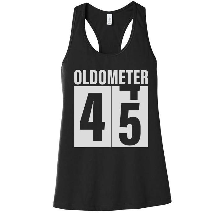 Oldometer 45 Years Fun Women's Racerback Tank