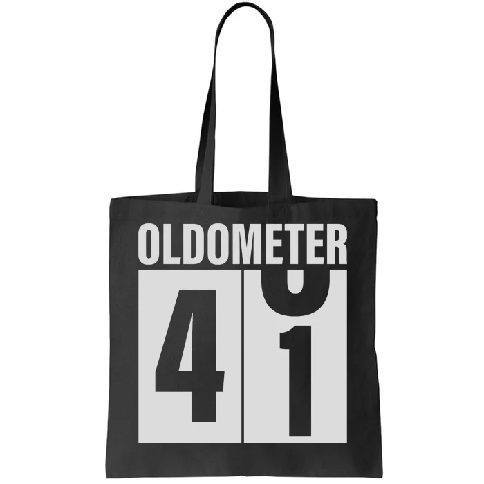 Oldometer 41 Years Tote Bag