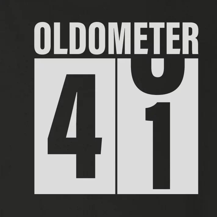 Oldometer 41 Years Toddler Long Sleeve Shirt