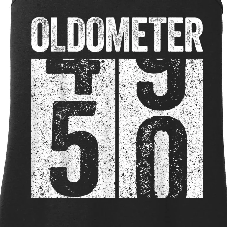 Oldometer 50  50th Birthday Ladies Essential Tank