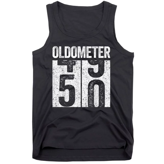 Oldometer 50  50th Birthday Tank Top