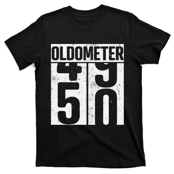 Oldometer 50 50th Birthday Oldometer T-Shirt