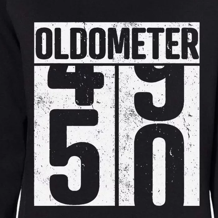 Oldometer 50 50th Birthday Oldometer Womens California Wash Sweatshirt