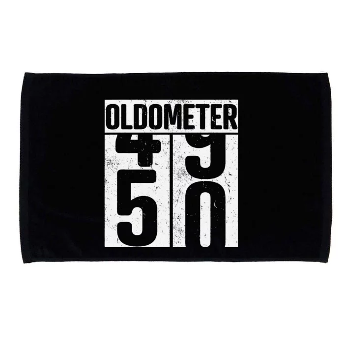 Oldometer 50 50th Birthday Oldometer Microfiber Hand Towel