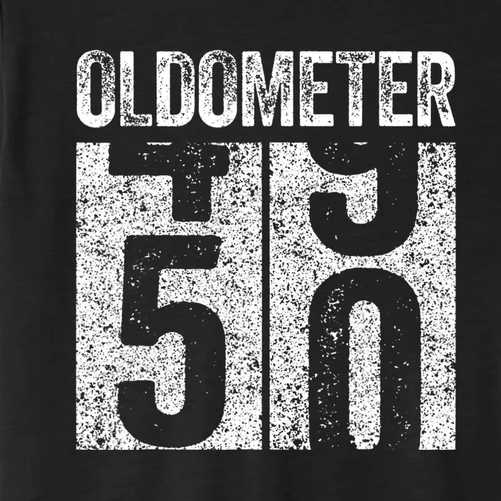 Oldometer 50 50th Birthday ChromaSoft Performance T-Shirt