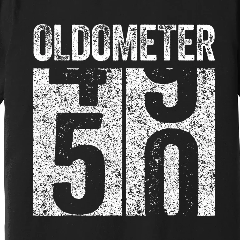 Oldometer 50 50th Birthday Premium T-Shirt