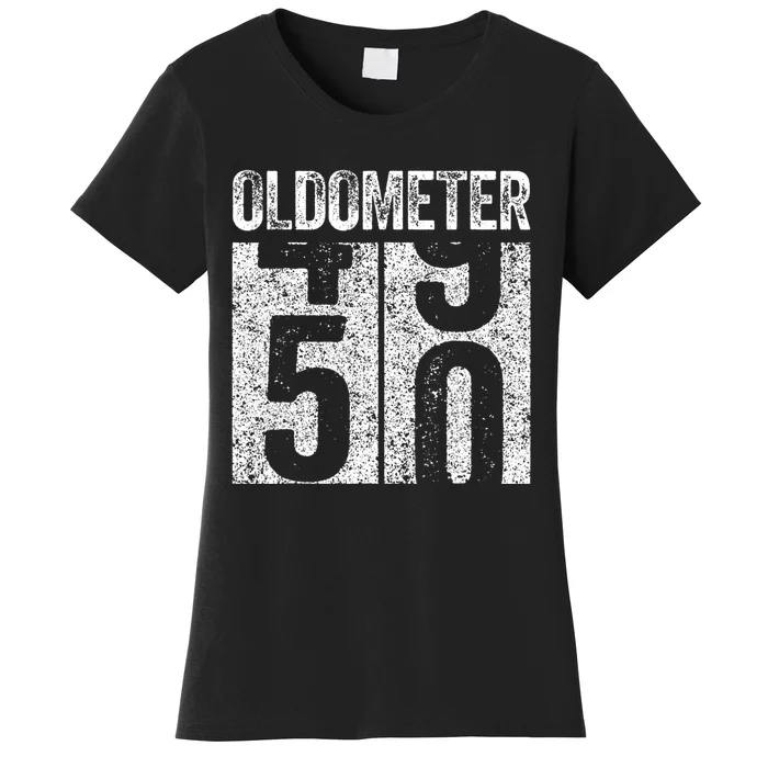 Oldometer 50 50th Birthday Women's T-Shirt