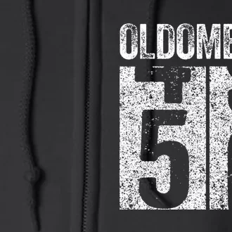 Oldometer 50 50th Birthday Full Zip Hoodie