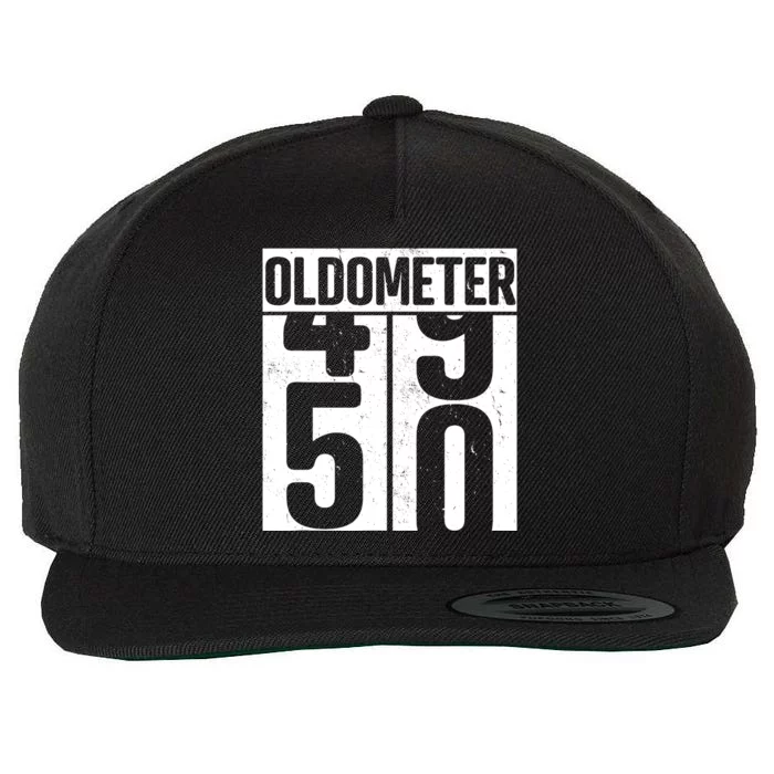 Oldometer 50 50th Birthday Oldometer Wool Snapback Cap