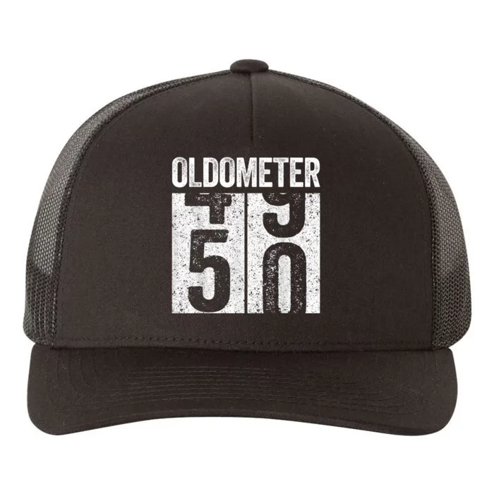 Oldometer 50 50th Birthday Shirt shirt Yupoong Adult 5-Panel Trucker Hat