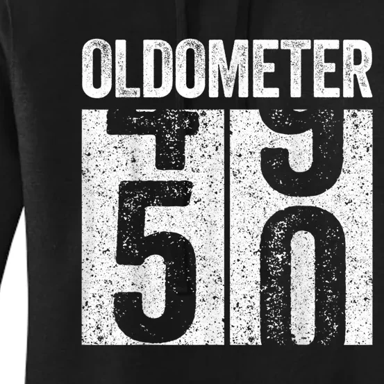 Oldometer 50 50th Birthday Shirt shirt Women's Pullover Hoodie