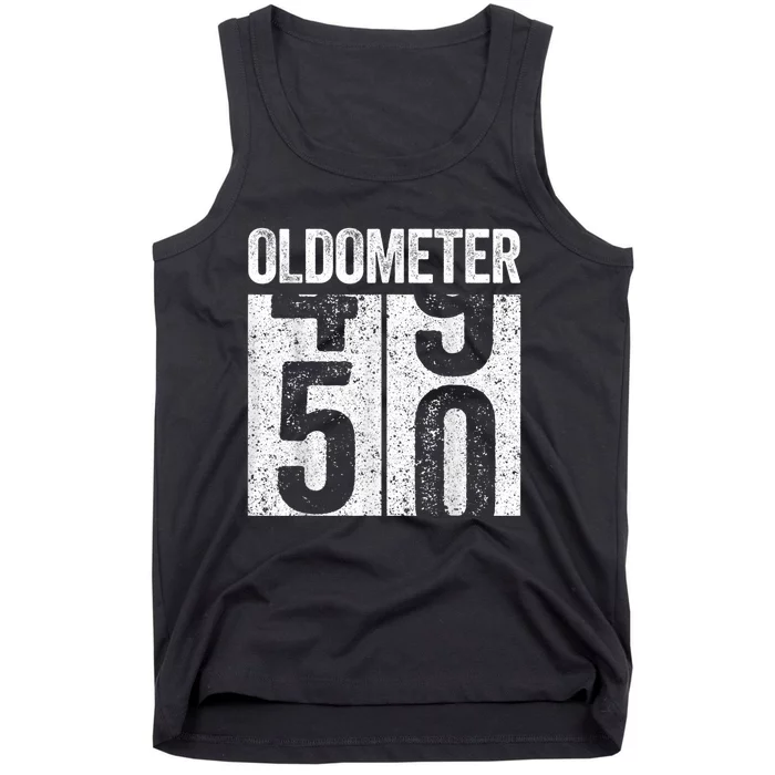 Oldometer 50 50th Birthday Shirt shirt Tank Top