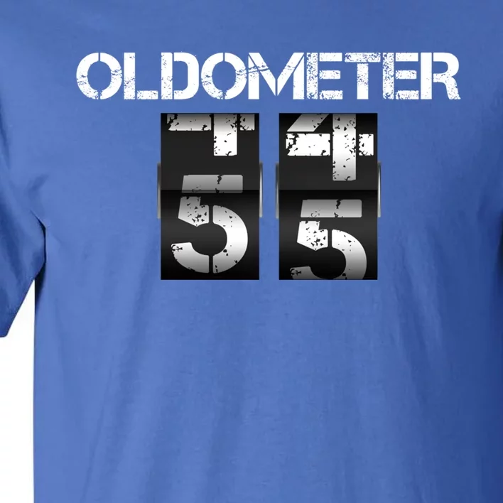 Odometer 55th Birthday Party 55 Years Old Joke Cars Bgiftday Cool Gift Tall T-Shirt