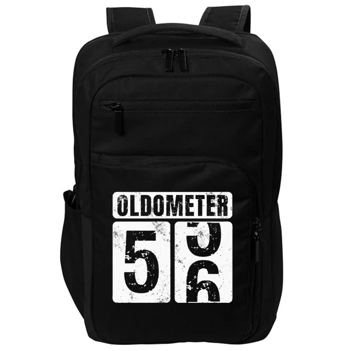 Oldometer 56 Vintage Funny 56th Birthday Gift Idea Impact Tech Backpack